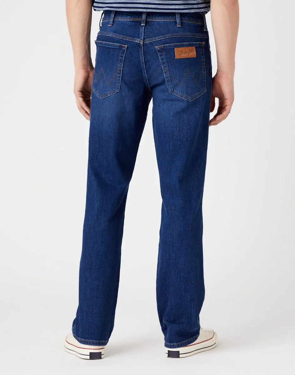 Wrangler Texas Stretch Denim Jeans Dancing Water